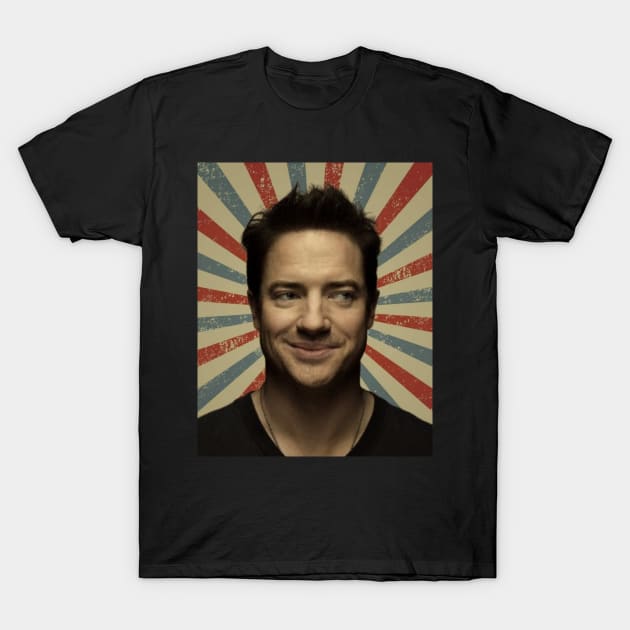 Brendan Fraser T-Shirt by LivingCapital 